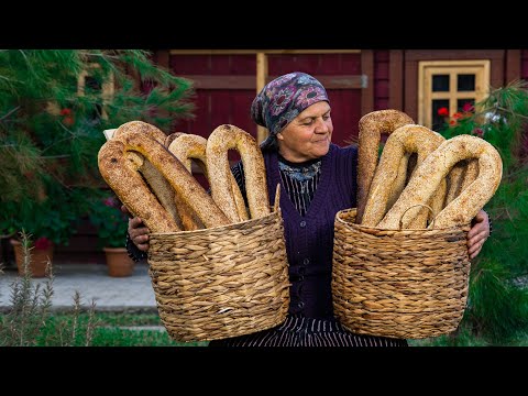 Видео: Простая Деревенская Выпечка - Легкий Рецепт Хлеба с Кунжутом