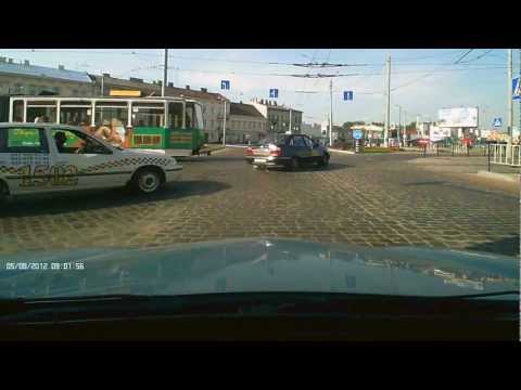 Видео: Автомобилем по Львову 2 Аэропорт Airport Lviv HD