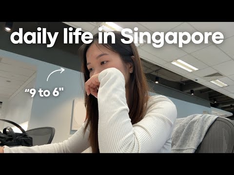 Видео: Повседневная жизнь: работа с 9 до 6 в Сингапуре 🇸🇬