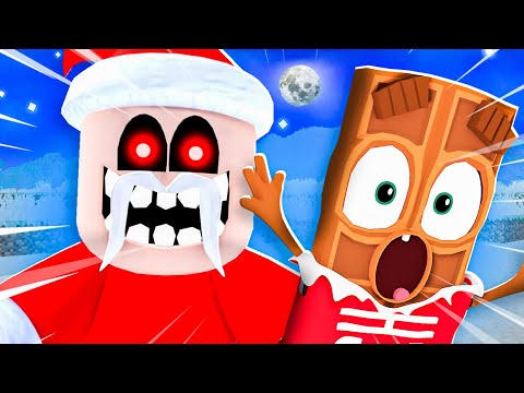 Видео: 😱 ПОПРОБУЙ СБЕЖАТЬ От *КРОВОЖАДНОГО* САНТЫ в ROBLOX ! ЧОКО