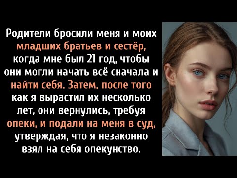 Видео: Родители бросили меня и моих младших братьев и сестер, когда мне был 21 год, чтобы начать жизнь