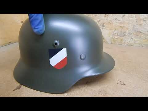 Видео: Реставрирую каску м35 для друга