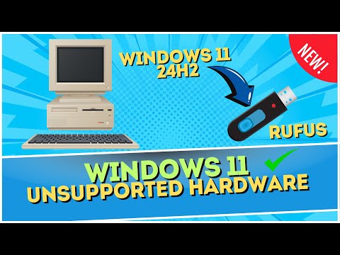 Видео: Установка Windows 11 24H2 на неподдерживаемое оборудование с помощью Rufus