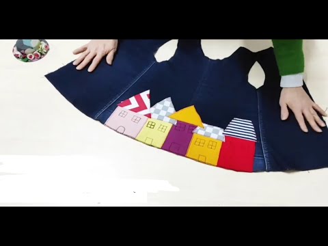 Видео: С ДЖИНСОВЫМИ И ШТАТНЫМИ ТКАНЯМИ! отличная переработка @sewingschool6981