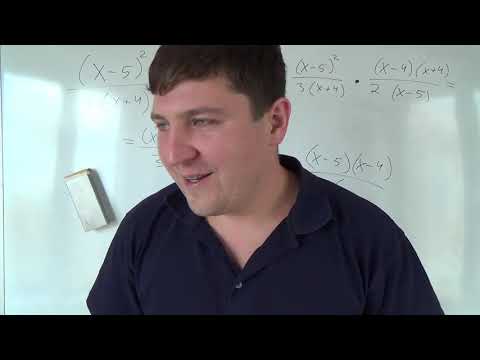 Видео: Умножение и деление алгебраических дробей #4. Алгебра 8 класс.
