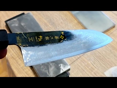 Видео: TOJIRO SAKUYA SANTOKU переделываю геометрию для улучшения реза часть 2