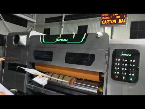 Видео: гофрокартон, вакуумный перенос, флексографская печать, слоттер, высекальная машина