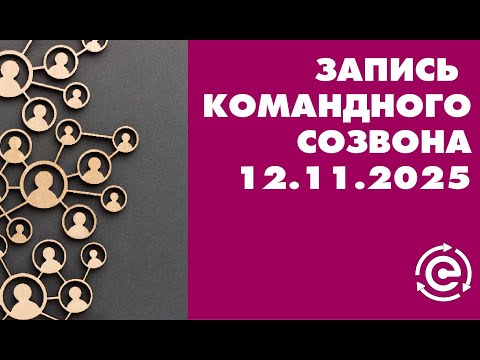 Видео: Командный созвон от 12.11.2025. Новая платформа VIP