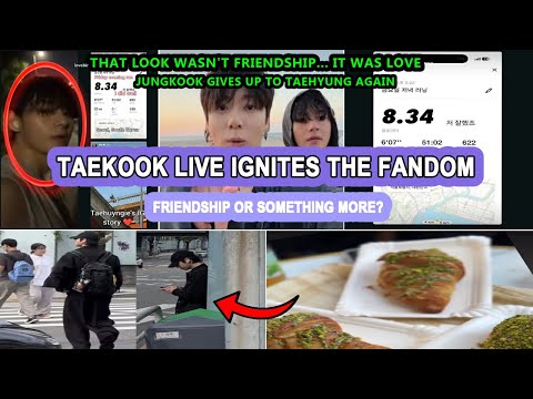 Видео: 💋 TAEKOOK снова это сделали 😳 тот LIVE — это была не дружба… а настоящая СВЯЗЬ! 🔥