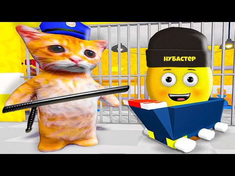 Видео: КОТ ЭЛЬГАТО ТЮРЬМА БАРРИ в ROBLOX!