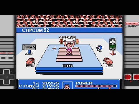 Видео: Олимпийские игры Capcom's Gold Medal Challenge '92 Игра Денди(NES) 1992.