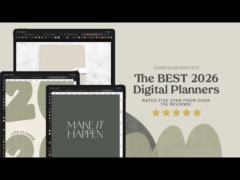 Видео: 🤩🤩ЛУЧШИЕ цифровые планировщики 2026 года 🤩🤩 настраиваемые и многое другое!!