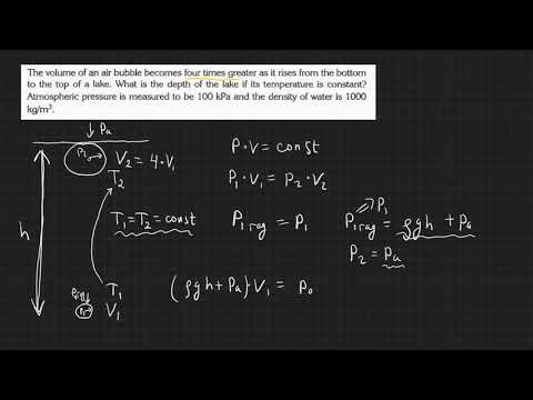 Видео: 5.8-термодинамик-изотерм-нуурын гүн олох-жишээ бодлого