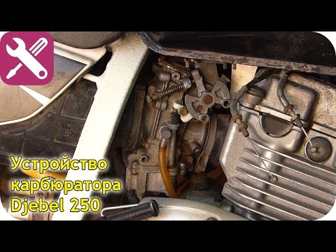 Видео: Suzuki Djebel. Как устроен карбюратор.