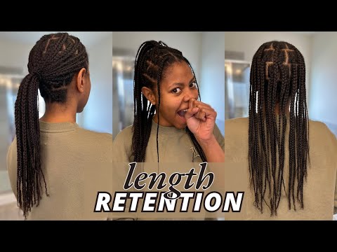 Видео: Отрастите и сохраните сантиметры с помощью мини-косичек! (средние косички) Вот как я их заплетаю...