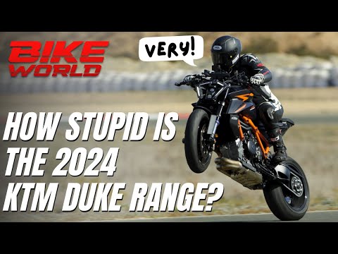 Видео: Крис ездит на мотоцикле KTM Duke 2024 года | Идеальность — это скучно!