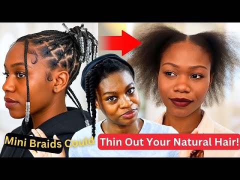 Видео: Предупреждение // Посмотрите это, прежде чем делать следующую прическу с мини-косичками