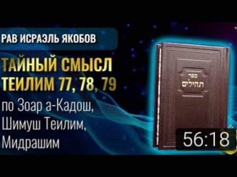Видео: 📖 Теилим 77-79 - Тайный Смысл  (Рав Исраэль Якобов)