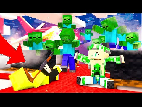 Видео: Мы в САМОЛЕТЕ с ЗОМБИ АПОКАЛИПСИСОМ против 1000 ЗОМБИ в МАЙНКРАФТ против ЗОМБИ! ПОБЕГ из САМОЛЕТА