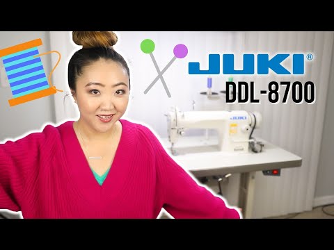 Видео: Давайте перейдем к индустриальному подходу! Обзор швейной машины Juki DDL-8700, намотка шпульки, ...