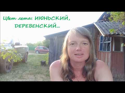 Видео: деревня лето июнь