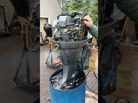 Видео: Yamaha F50 из Японии - трудный запуск!..