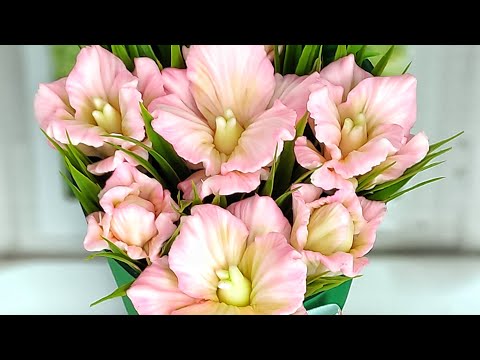 Видео: Гладиолусы 💮/Готовимся к 1 сентября/Букет из мыла