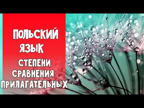 Видео: 50 Степени сравнения прилагательных. Польский язык.