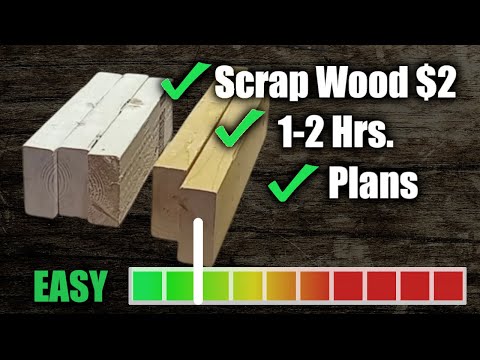 Видео: ПРОСТАЯ сборка из обрезков древесины: КЛАССИКА за 2 доллара, созданная 100 лет назад