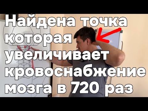 Видео: Найдена точка которая увеличивает кровоснабжение мозга в 720 раз и память в 36 раз