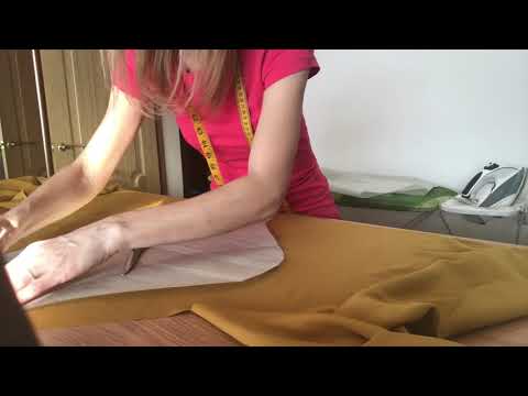 Видео: Блузка по косой для дам с пышными формами !