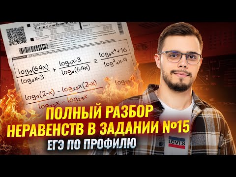 Видео: Логарифмические неравенства №15: все типы и решения | Математика ЕГЭ для 10 классов | Умскул