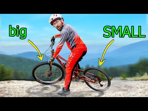 Видео: Лучше ли кефаль? (колеса разного размера)