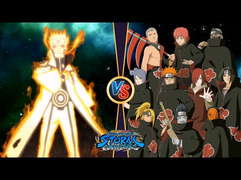 Видео: Наруто (режим связи Курамы) против Акацуки (СУПЕР-СЛОЖНЫЙ ЦП) Марафонская битва ИГРЫ НАРУТО