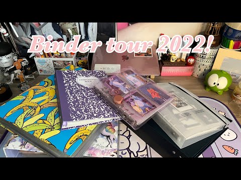 Видео: Большой биндер тур 2022! | BTS, Twice ☆