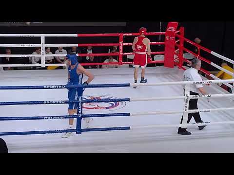 Видео: Бокс 60кг, Дяченко Є.(КМСУ) - Карпов І.(КМСУ), 1/4 фінала, XXIV турнір МСМК С.Трестіна