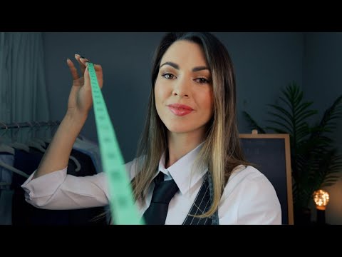 Видео: ASMR Tailor: VIP-услуги по примерке и снятию мерок ♡
