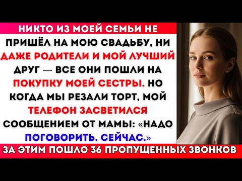 Видео: НИКТО ИЗ МОЕЙ СЕМЬИ НЕ ПРИШЁЛ НА МОЮ СВАДЬБУ. ДАЖЕ МОИ РОДИТЕЛИ