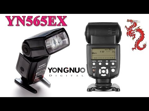 Видео: YOUNGNUO YN565EX//Обзор фотовспышки из Китая