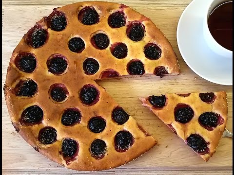 Видео: Творожный пирог со сливами