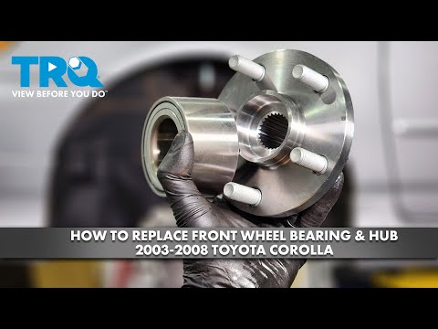 Видео: Как заменить передний ступичный подшипник и ступицу на Toyota Corolla 2003-2008 гг.
