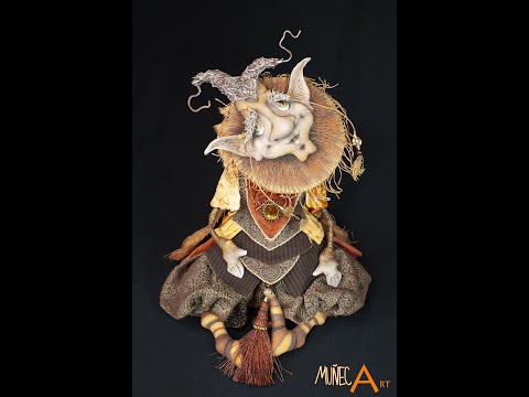 Видео: Лесной Эльф, школа текстильной куклы