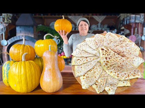 Видео: Тыквенные кутабы - Традиционное Редкое Блюдо Азербайджана! Самый Желанный Рецепт!