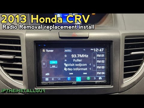 Видео: Замена и установка магнитолы Honda CRV 2013 года