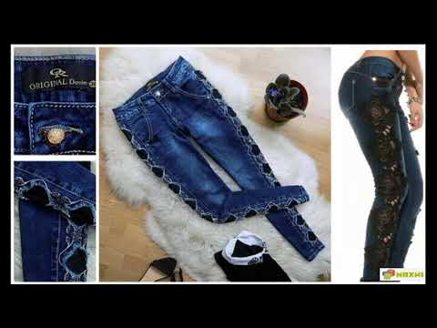 Видео: \DIY \\ ИДЕИ ДЛЯ ПЕРЕДЕЛКИ ДЖИНСОВ- как увеличить в размере \\ RESIZE OF JEANS - ideas