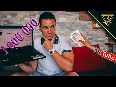 Видео: Колко Пари ми Плати Youtube за 1 000 000 Гледания!