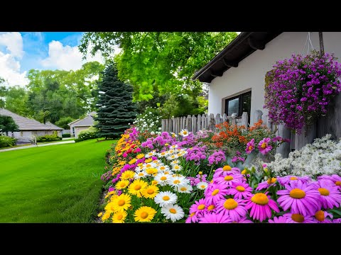 Видео: Расслабьтесь и отдохните в цветущем саду 🏡 Простые идеи, которые вам понравятся для спокойного от...