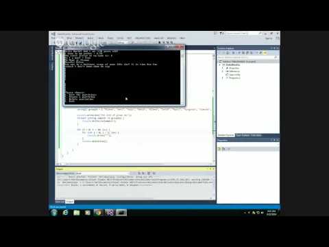 Видео: Въведение в програмирането C#. Цикли, масиви, бройни системи