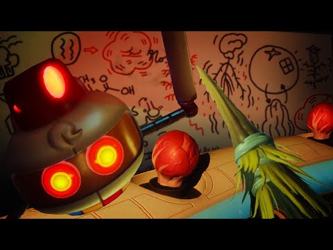 Видео: Битва за капусту на секретной подводной базе в Grounded (8)