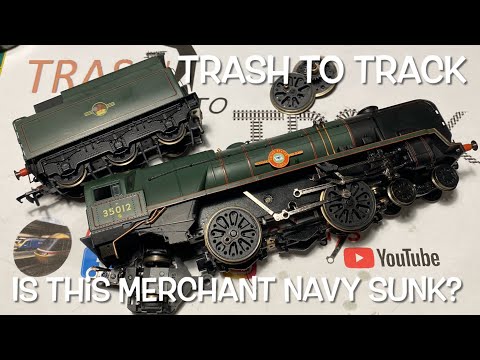 Видео: Мусор на слежку | 174 | Класс Hornby Merchant Navy